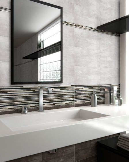 KEROS REALITY GRIS / ACERO / DECORADO TRUE GRIS / LISTELO TRUE GRIS